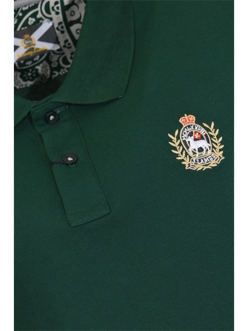 Polo Ferrari in cotone stretch Verdone JOHNNY LAMBS | FERRARI890